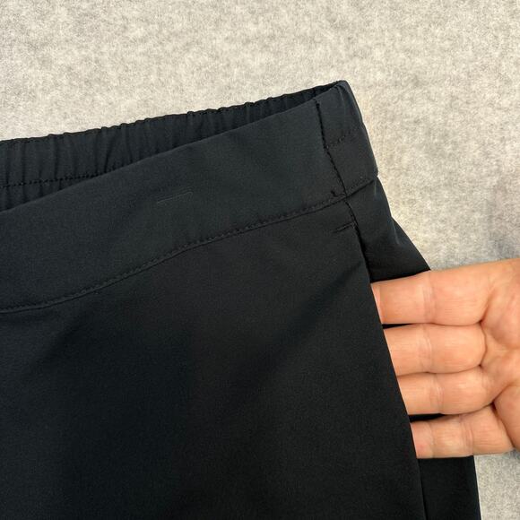 Banana Republic Motion Tech Hybrid Performance Pants Mens 34 Black Elastic Waist - Picture 5 of 13
